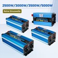 2500W 3000W 5000W Reiner Sinus Spannungswandler 12V/24V auf 230V Wechselrichter
