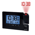 Funk-Projektionswecker Funkwecker USB 2 Alarme Temperaturanzeige Datumsnazeige