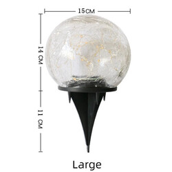 LED Solar Laterne Kugel Mond Gartenlampe Solarleuchte Solarlampe Glühwürmchen