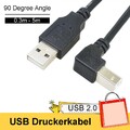 USB 2.0 Druckerkabel USB A Stecker auf USB B Stecker Scannerkabel Anschluß Kabel