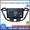 Für Ford Transit Custom 2012-2021 Carplay Android13 Autoradio Octa Core 6+128GB
