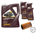 FEBI BILSTEIN Ölfilter 9L MANNOL Longlife 504/507 5W-30 für Mercedes-Benz