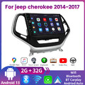 Android 13 Auto Stereo Radio GPS Navi Apple CarPlay Für Jeep Cherokee 2015-2018