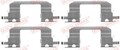 QUICK BRAKE 109-1672 Zubehörsatz, Scheibenbremsbelag für Subaru