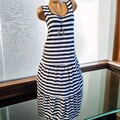 Tom Tailor Kleid Maxikleid Shirtkleid gestreift Gr 34 bis 46 blau weiß (618) NEU