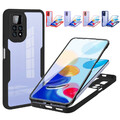 360° Grad Hülle Xiaomi Redmi Note 11 / 11S vollschutz Integriertem Displayschutz