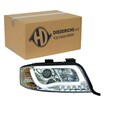 DIEDERICHS TUNING H7/H1 SCHEINWERFER SATZ CHROM KLARGLAS passend für AUDI A6