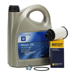 5L ORIGINAL 5W30 Motoröl dexos2 HENGST Ölfilter für OPEL INSIGNIA ZAFIRA 2.0CDTi