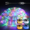 10m-50m LED Lichterschlauch Außen/Innen Lichterkette LED-Streifen Lichtschlauch