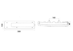 Rückleuchte LED mit Rückfahrwarner links passend für VOLVO FH16 FM4