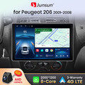 64G Für PEUGEOT 206 2001-2008 Android 13 Autoradio CarPlay GPS Navi RDS BT DE