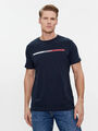 Tommy Hilfiger Herren T-Shirt Poloshirt Logo  Shirt  Kurzarm  Marineblau NEU