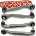 4x FEBI Querlenker vorne passend für Audi A6 Allroad C6 (4FH) A6 C6 Avant (4F5)