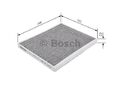 BOSCH 1 987 432 537 Innenraumfilter Filter Pollenfilter für FIAT OPEL ALFA