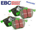 EBC Greenstuff 2000 Bremsbeläge hinten für BMW 4er Coupé F32 F82 :: 2013 >> 2020