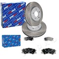 JAPKO BREMSSCHEIBEN 296mm + BELÄGE VORNE passend für OPEL ANTARA + CAPTIVA