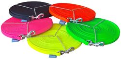 BioThane® Schleppleine genäht, mit Handschlaufe, 1m/3m/6m/10m in div. Breiten