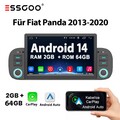 Carplay Android 14 Autoradio Für FIAT PANDA 2013-2020 GPS NAVI BT RDS WIFI 2+64G