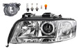 Scheinwerfer Xenon passend für Audi A6 4B 08/01-01/05 D2S Li. Nebel Leuchtmitt.