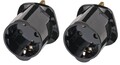 2x Reiseadapter UK England GB Stecker 3pin auf DE EU Steckdose Reisestecker