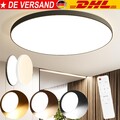 36W mit Fernbedienung LED Deckenleuchte Dimmbar Deckenlampe Wohnzimmer Badlampe