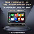 Carplay Android 13 Autoradio Für Benz Vito 2 W639 Viano 2 2003-2015 GPS BT 4+64G