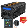 EDECOA Reiner Sinus Spannungswandler 1500W Wechselrichter 12V 230V