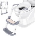Toilettensitz Baby Trainer mit Treppe WC Lerntöpfchen Toilettensitz Weiß B218