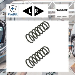 2x ORIGINAL® Monroe SP3651 Fahrwerksfeder Hinten passend für Ford Galaxy