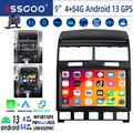 4+64GB Android 13 Autoradio Für VW Touareg 7L 2002-2010 GPS Navi RDS WiFi FM USB
