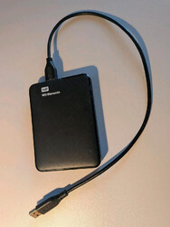 Western Digital WD Elements Portable 1TB, USB 3.0, 2,5 Zoll Externe Festplatte -