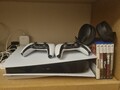 Sony PlayStation 5 Disc Edition Weiß Spielekonsole mit Spielen & 2 x Controller