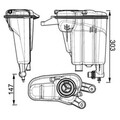 Ausgleichsbehälter Kühlmittel MAHLE CRT 95 000S für Audi Q5