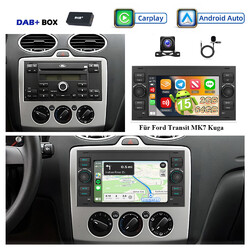 Android 15 2+64G Autoradio Für Ford Focus Transit MK7 S-Max Carplay WIFI DAB Kam
