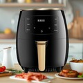 6L Heißluftfritteuse, 2400W Pizza Heissluftfritteuse mit Touchscreen Air Fryer