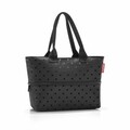 reisenthel shopper e1 Einkaufstasche Tragetasche Tasche Glossy Dots Black 12 L