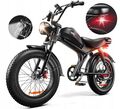 1000W Elektrofahrrad 48V 20Ah Fat Tire Mountainbike 20 Zoll E-Bike Moped 50KM/H
