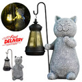Katze Solarlampe Solarlaterne Laterne Dekolicht Solarlampe Kätzchen Tier Lampe