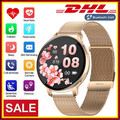 Für Xiaomi Android Smartwatch Damen Bluetooth Anruf Blutdruck Herzfrequenz Funkt