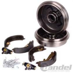 BREMSTROMMELN 228,6mm BREMSBACKEN RADBREMSZYLINDER passend für BMW 3er E36