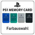 Original Sony PlayStation 1 Memory Card | PSX | PS1 Speicherkarte | Farbauswahl