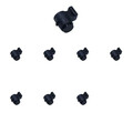 8 x Rückwärtsfahr-Parksensor MAXGEAR für BMW 1 E81, 1 E82, 1 E87, 1 E88