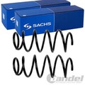 2X SACHS FAHRWERKSFEDERN VORNE PASSEND FÜR FIAT 500 LINKS+RECHTS