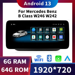 10,25" IPS Android 13 Autoradio GPS Für Mercedes W246 2016-18 CarPlay BT5.0 SWC