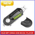 8GB MP3 WMA USB Musik Player mit LCD Bildschirm FM Radio Voice Recorder, schwarz