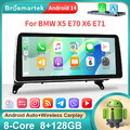 12.3" Android 4G Autoradio für BMW X5 E70 X6 E71 CCC CarPlay 128GB DSP GPS Navi