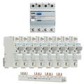 Hager Set 1x FI CDS440D + 8x LS-Schalter MBS116 + 1x Phasenschiene KDN363F