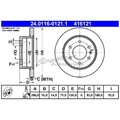 2x ATE Bremsscheibe hinten u.a. für Mercedes VW | 525140