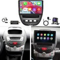 64G Autoradio Carplay Für Toyota Aygo Peugeot 107 Citroen C1 Android 15 Kam DAB+