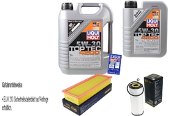 INSPEKTIONSKIT FILTER LIQUI MOLY ÖL 6L 5W-30 für VW Caddy II Kombi 9K9B 1.9 D